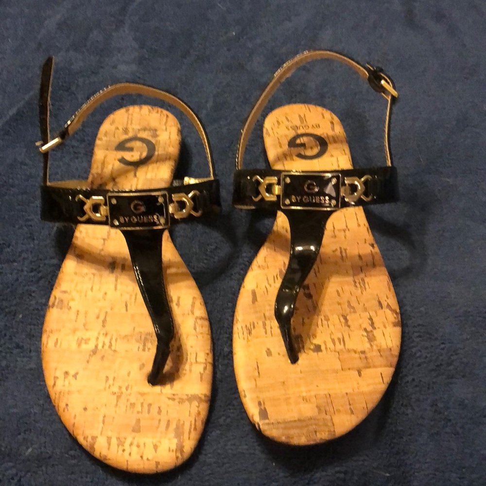 Guess black sandals